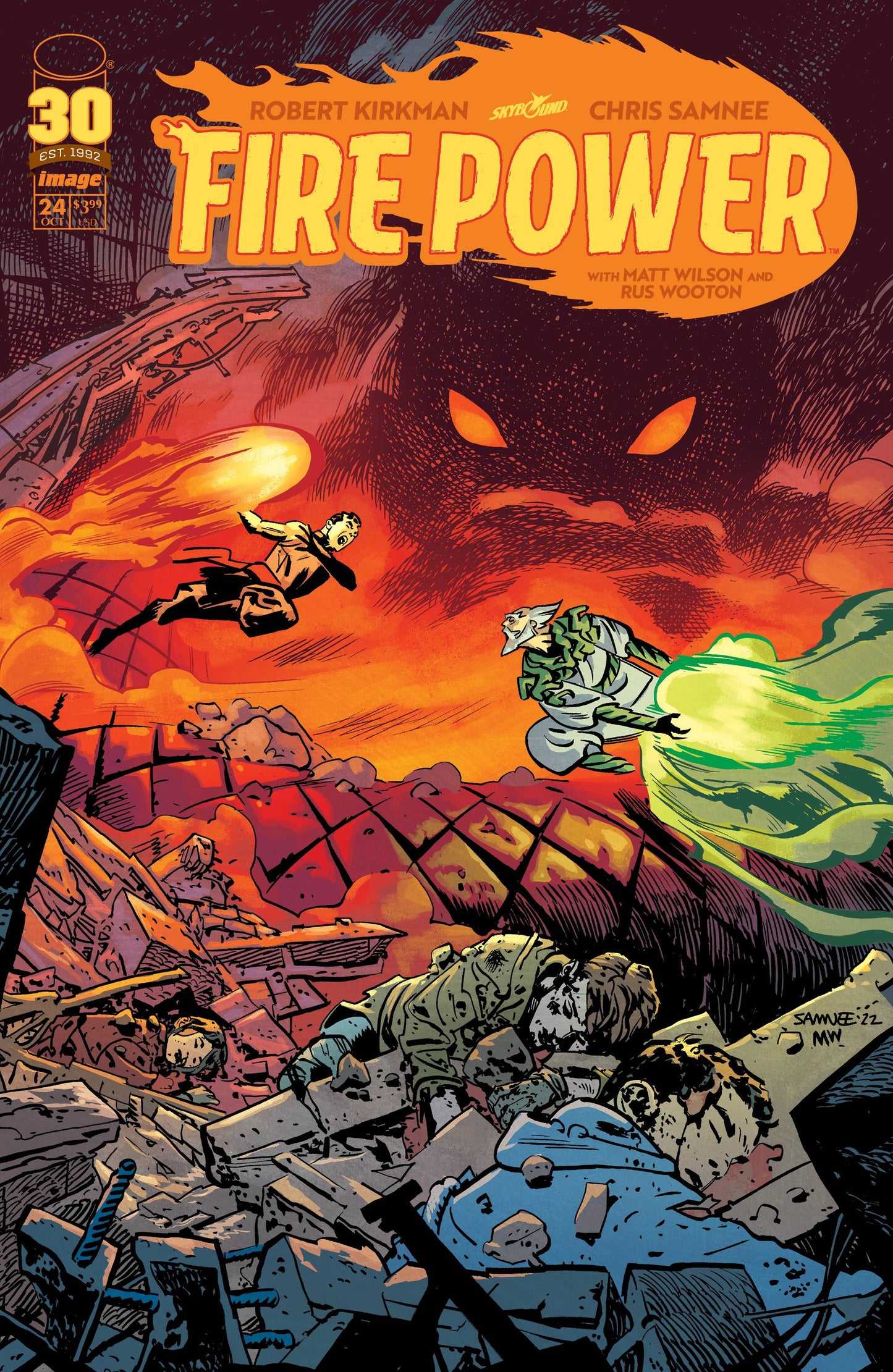 FIRE POWER BY KIRKMAN & SAMNEE #24 CVR A SAMNEE