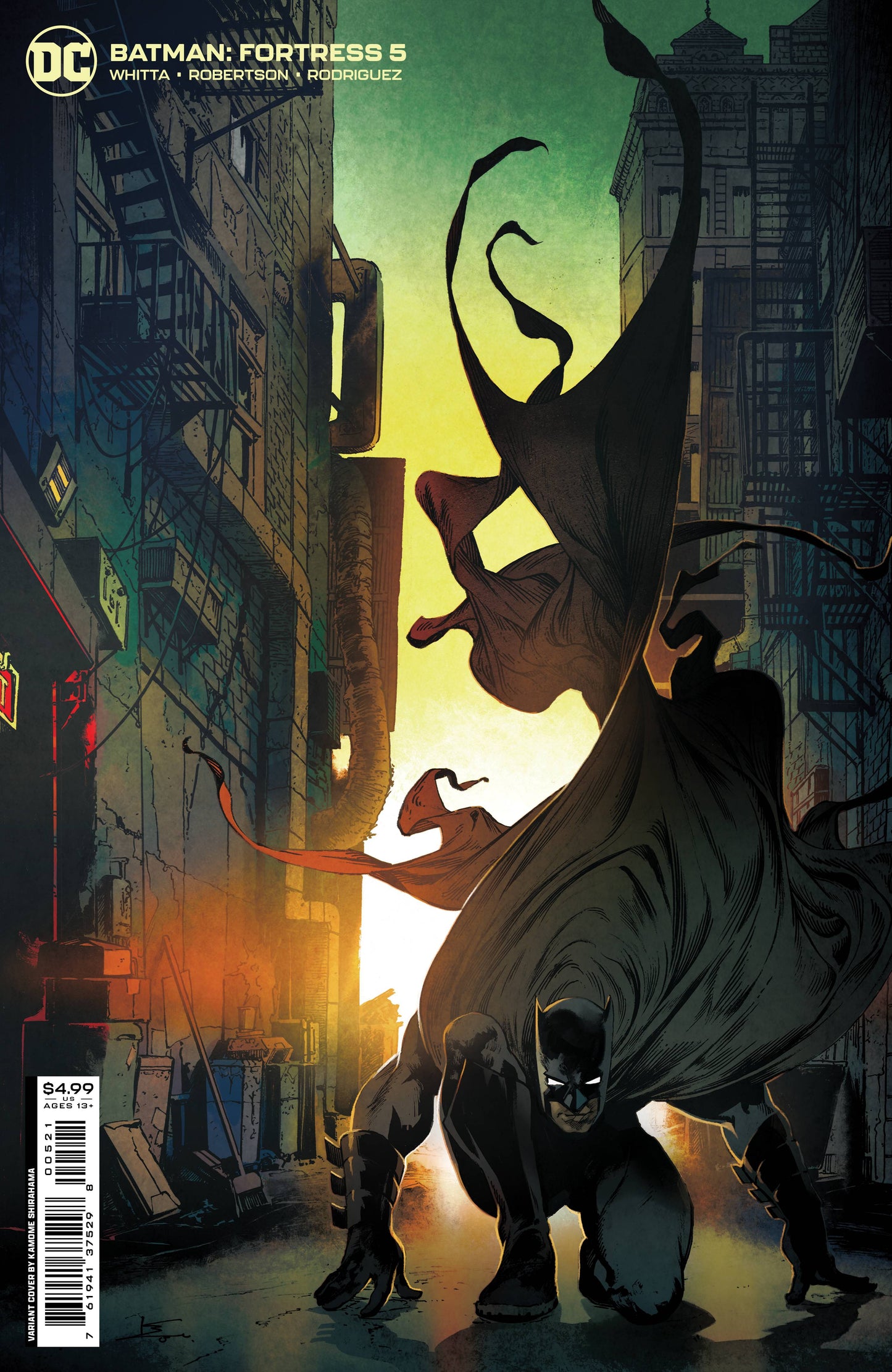 BATMAN FORTRESS #5 (OF 8) CVR B SHIRAHAMA CARD STOCK VAR