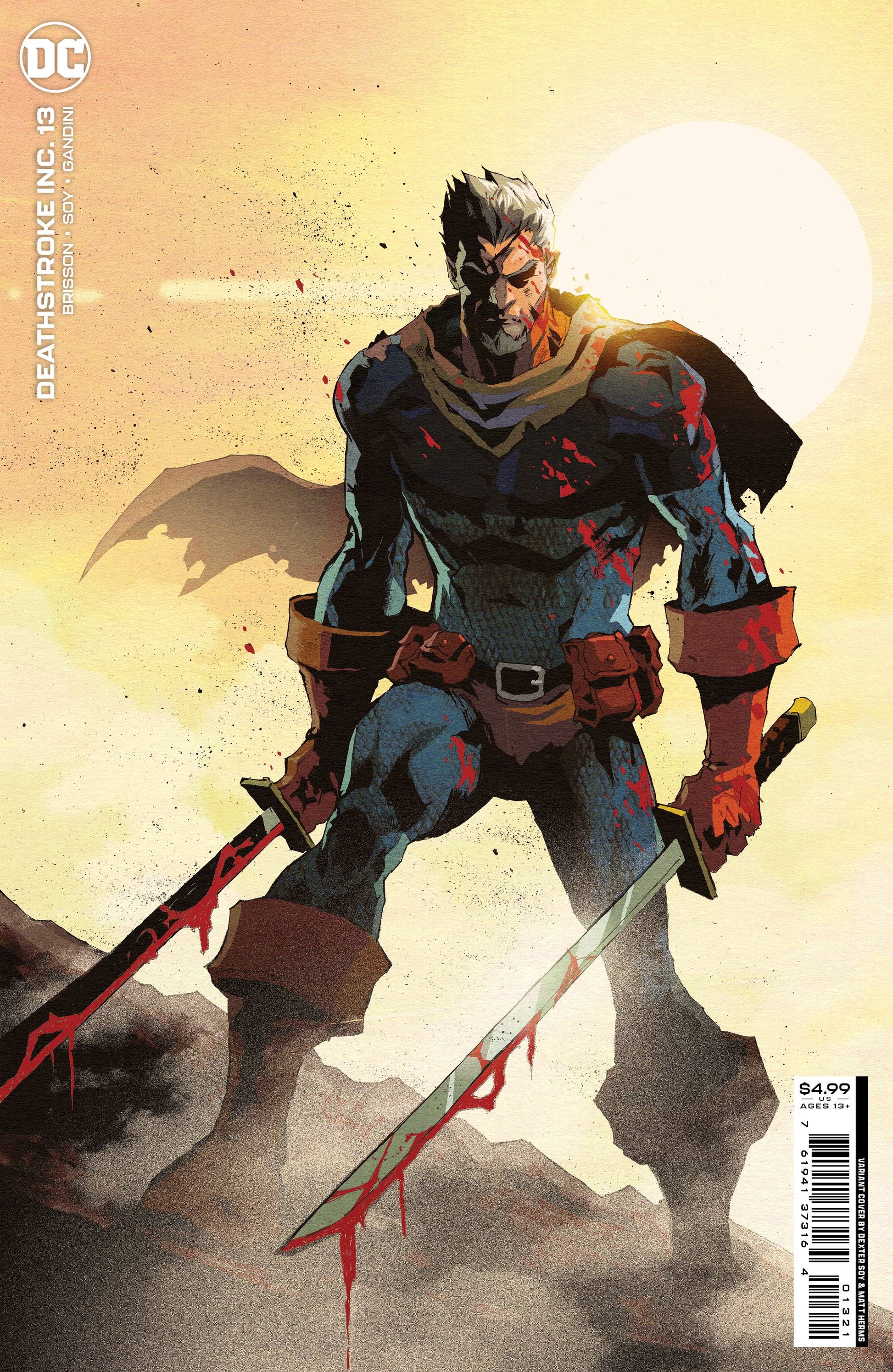 DEATHSTROKE INC #13 CVR B SOY CARD STOCK VAR