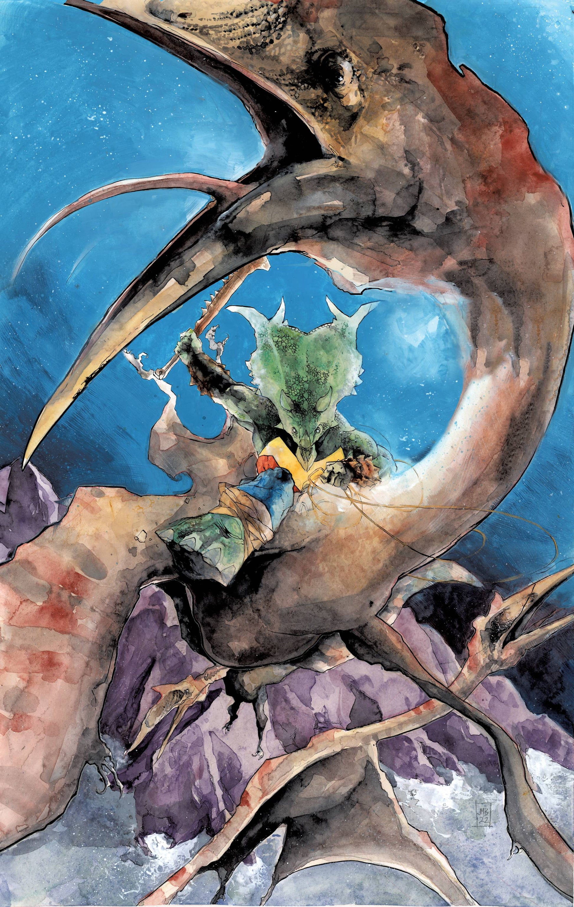 JURASSIC LEAGUE #5 (OF 6) CVR B MARKS CARD STOCK VAR