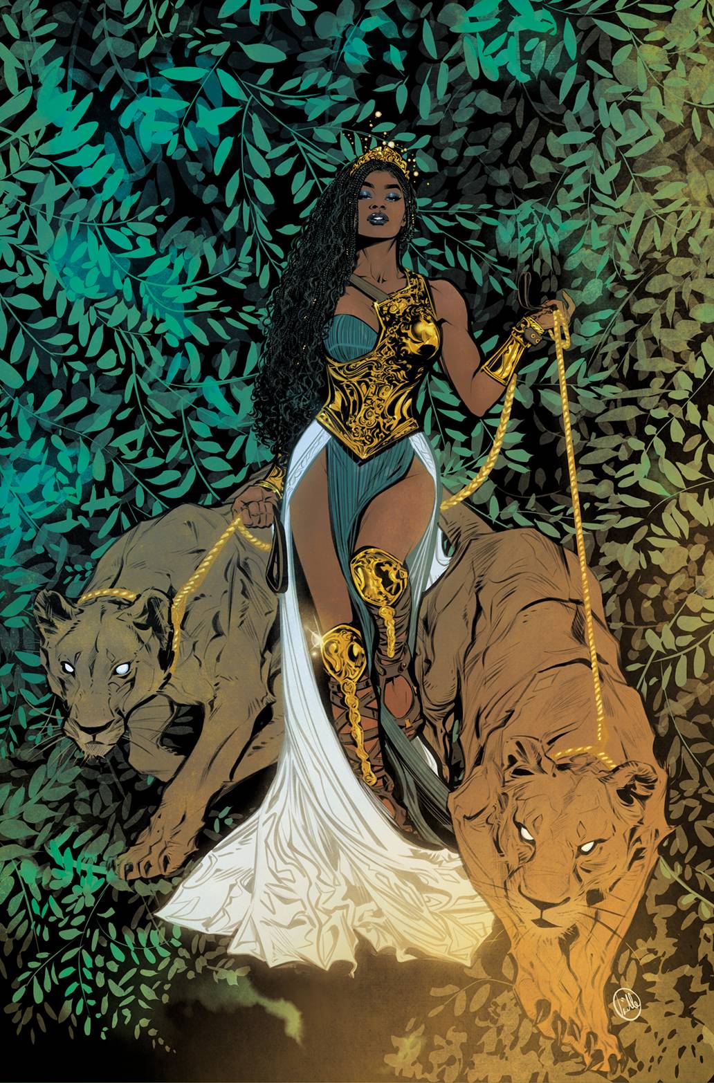 NUBIA QUEEN OF THE AMAZONS #4 (OF 4) CVR B JONES CARD STOCK VAR
