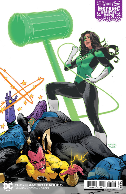 JURASSIC LEAGUE #5 (OF 6) CVR C MORA HISPANIC HERITAGE VAR