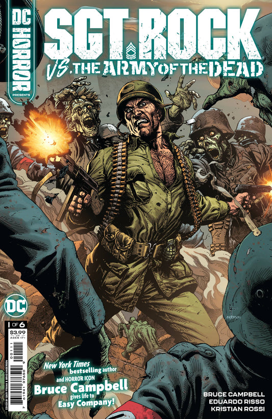 DC HORROR PRESENTS SGT ROCK VS ARMY OF DEAD #1 (OF 6) CVR A