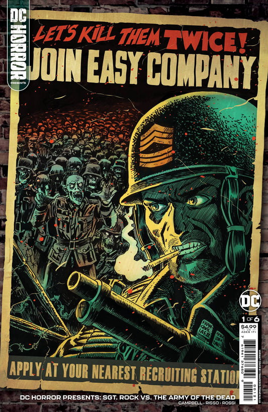 DC HORROR PRESENTS SGT ROCK VS ARMY OF DEAD #1 (OF 6) CVR B