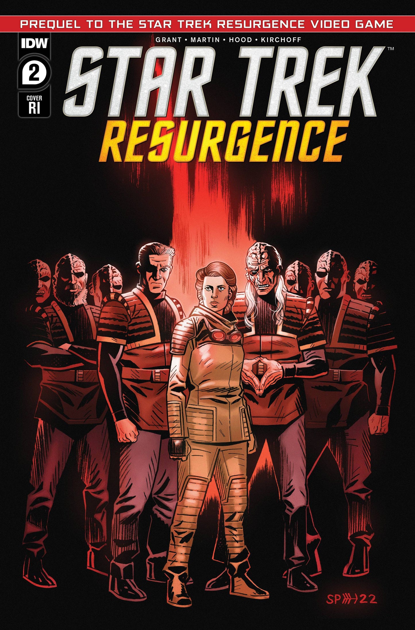 STAR TREK RESURGENCE #2 CVR C 10 COPY INCV SPARROW