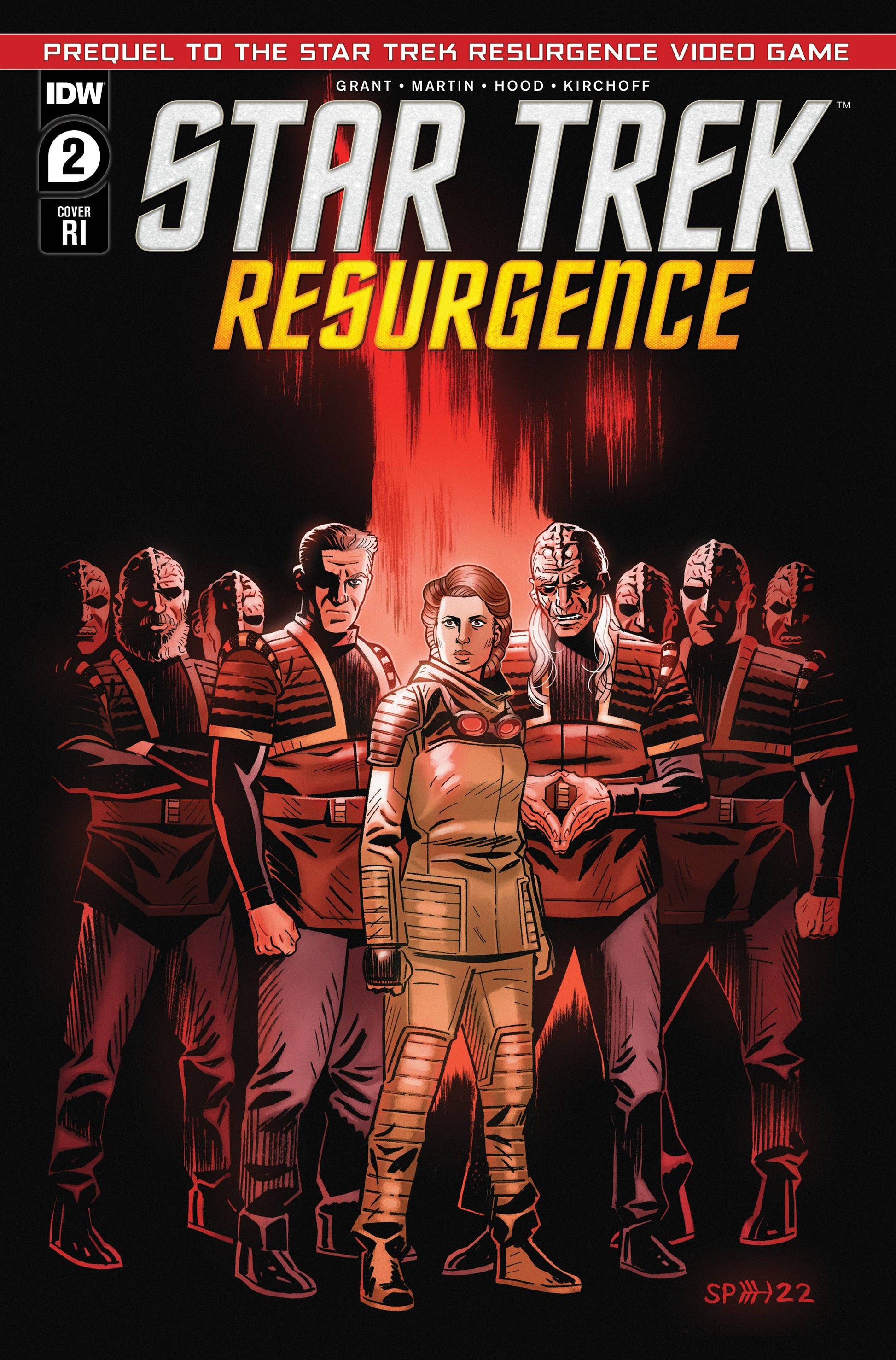 STAR TREK RESURGENCE #2 CVR C 10 COPY INCV SPARROW