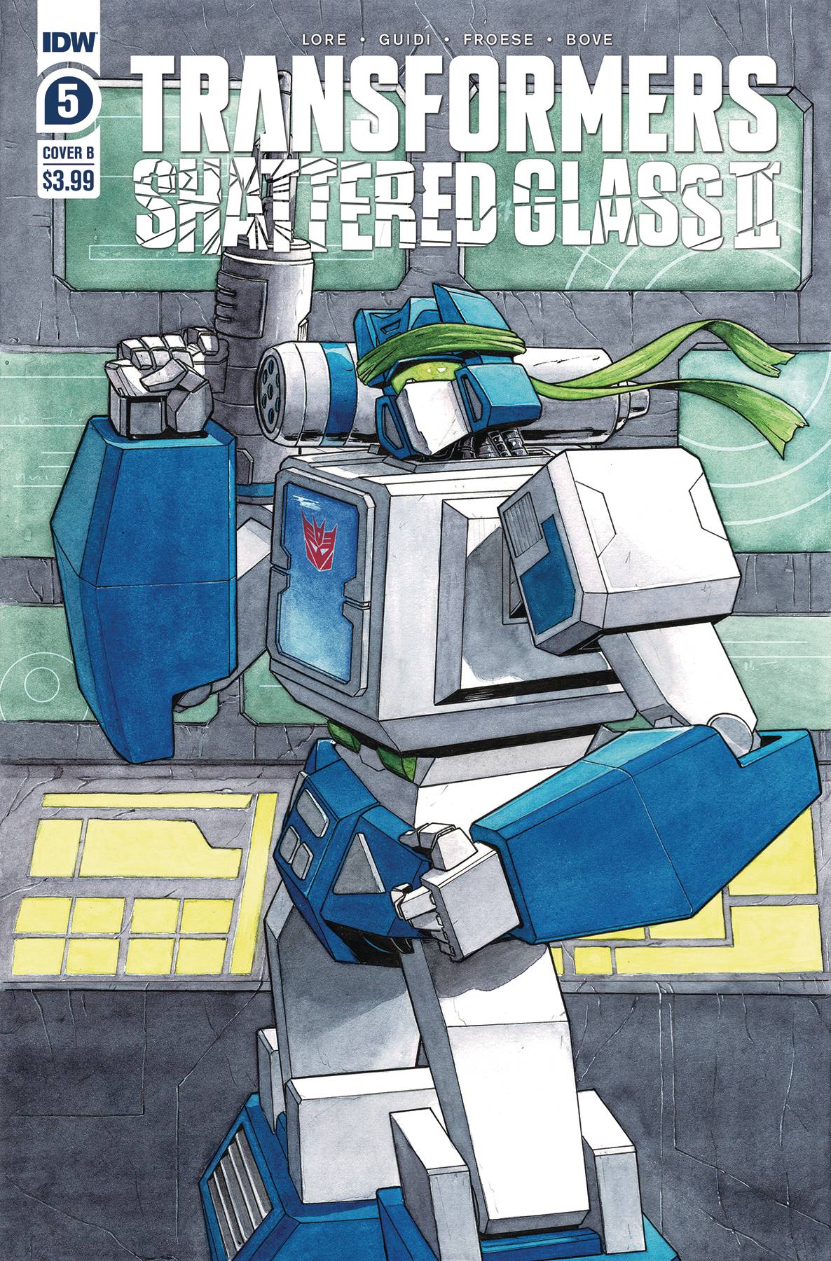 TRANSFORMERS SHATTERED GLASS II #5 CVR B KERSHAW