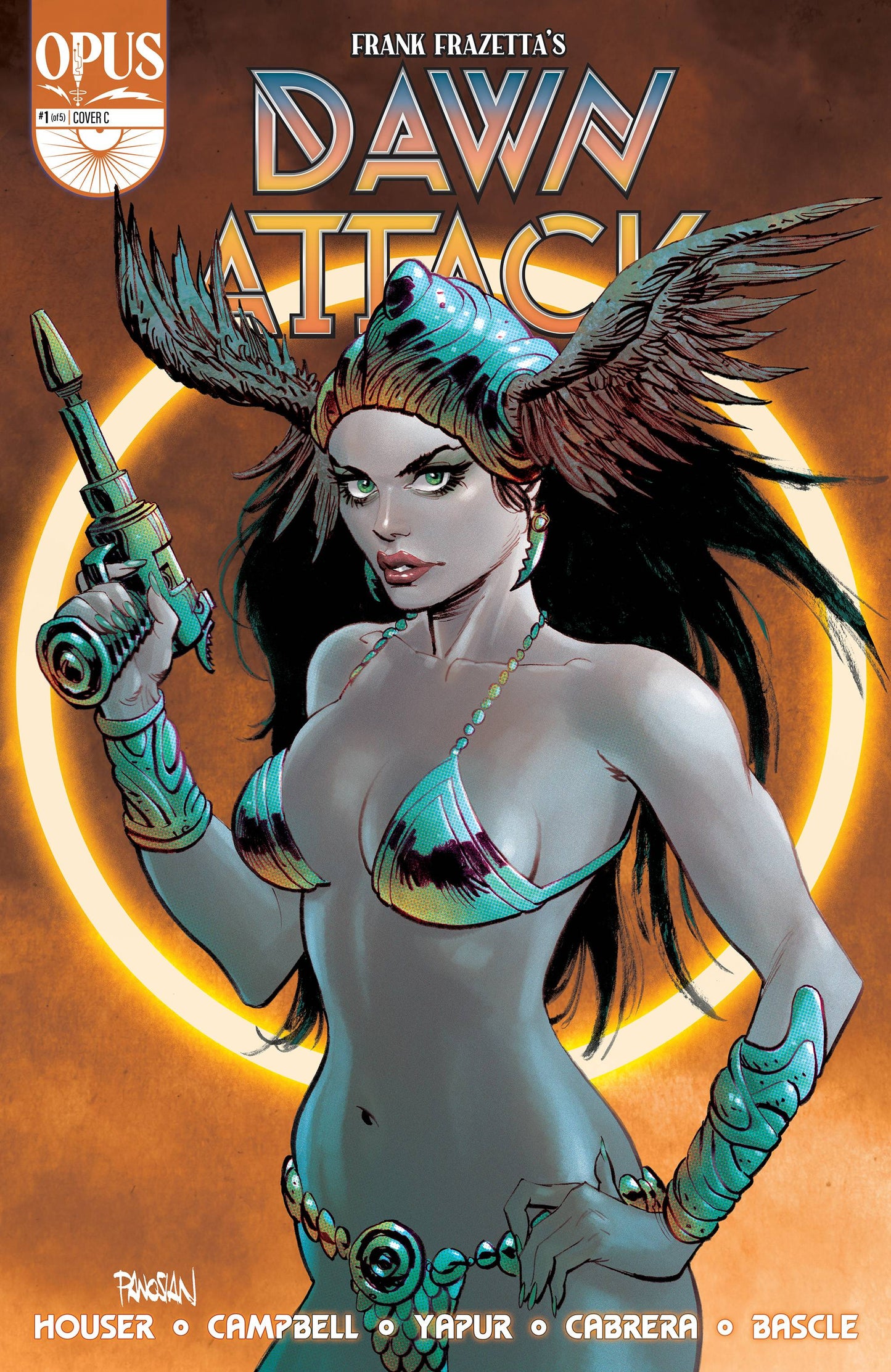 FRANK FRAZETTAS DAWN ATTACK #1 (OF 5) CVR C 5 COPY INCV