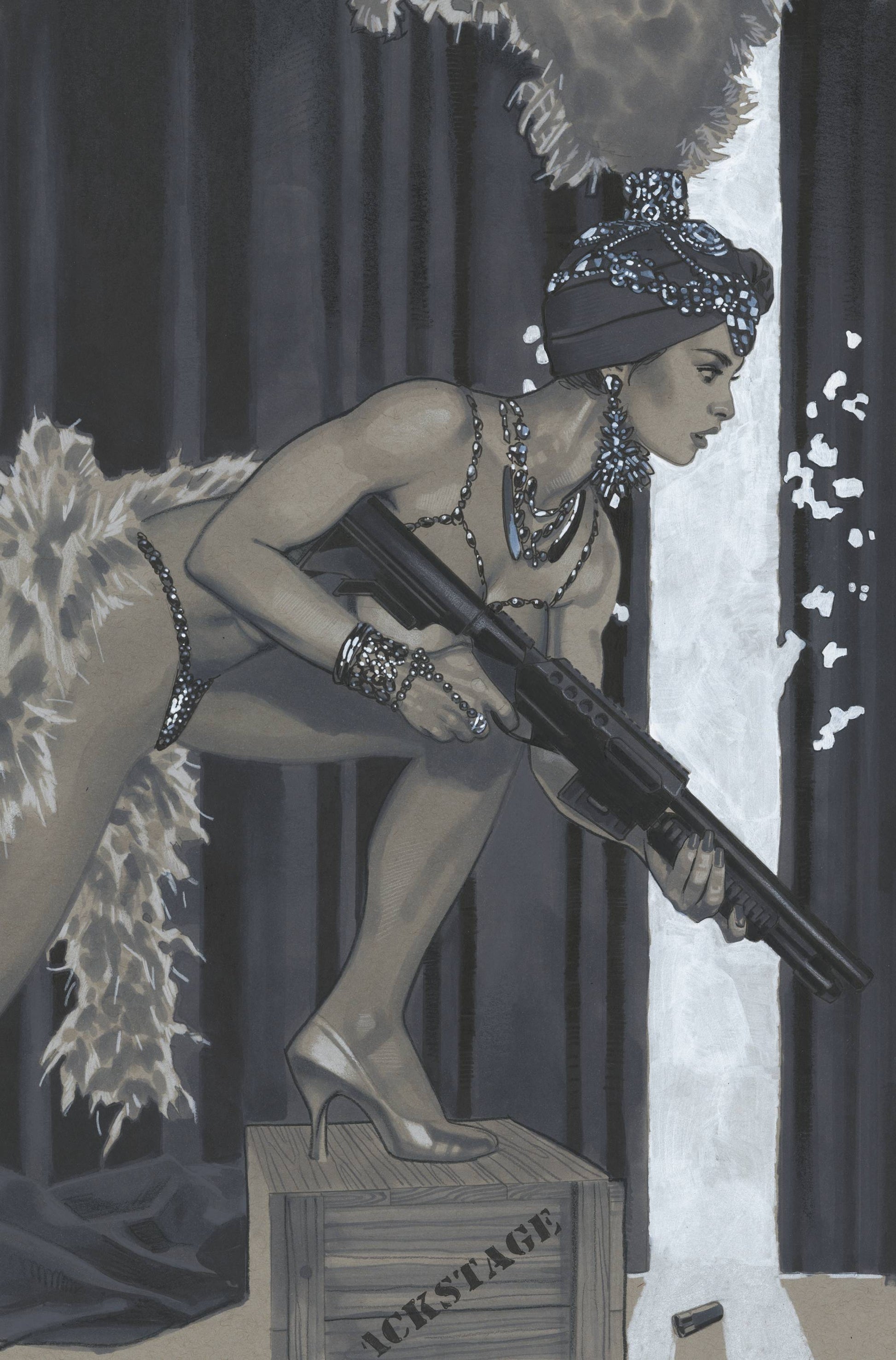 GUN HONEY BLOOD FOR BLOOD #1 FOC HUGHES COPIC VIRGIN (MR)