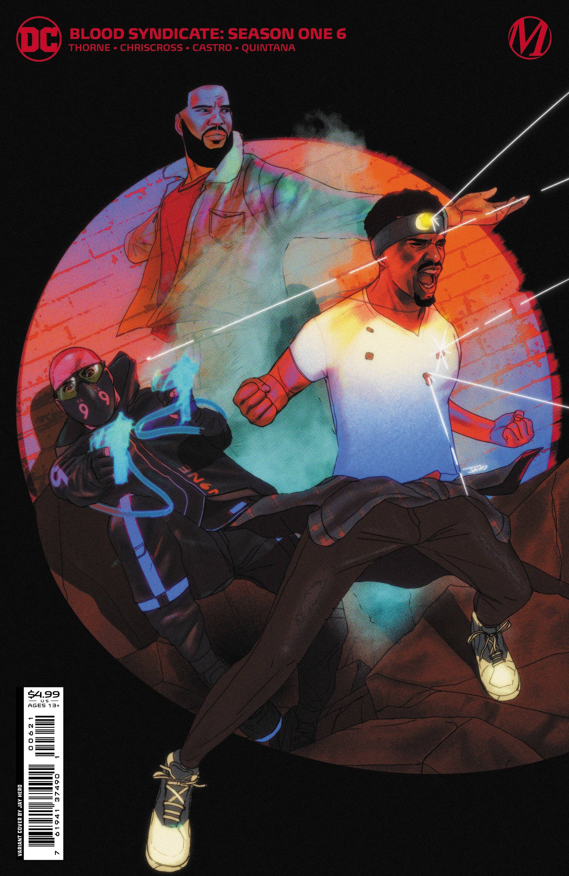 BLOOD SYNDICATE SEASON ONE #6 (OF 6) CVR B HERO CARD STOCK VAR