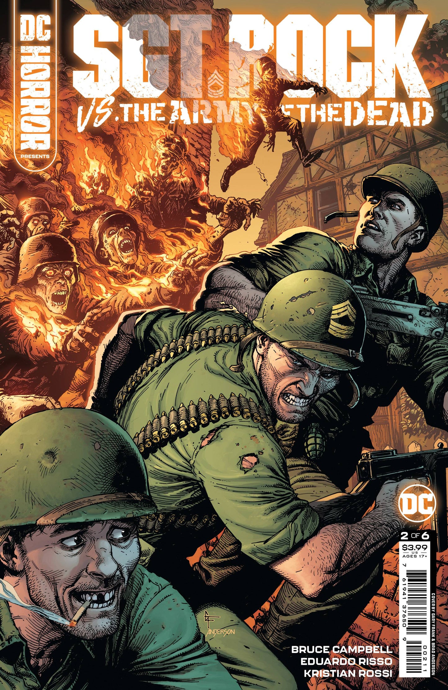 DC HORROR PRES SGT ROCK VS ARMY OF DEAD #2 (OF 6) CVR A