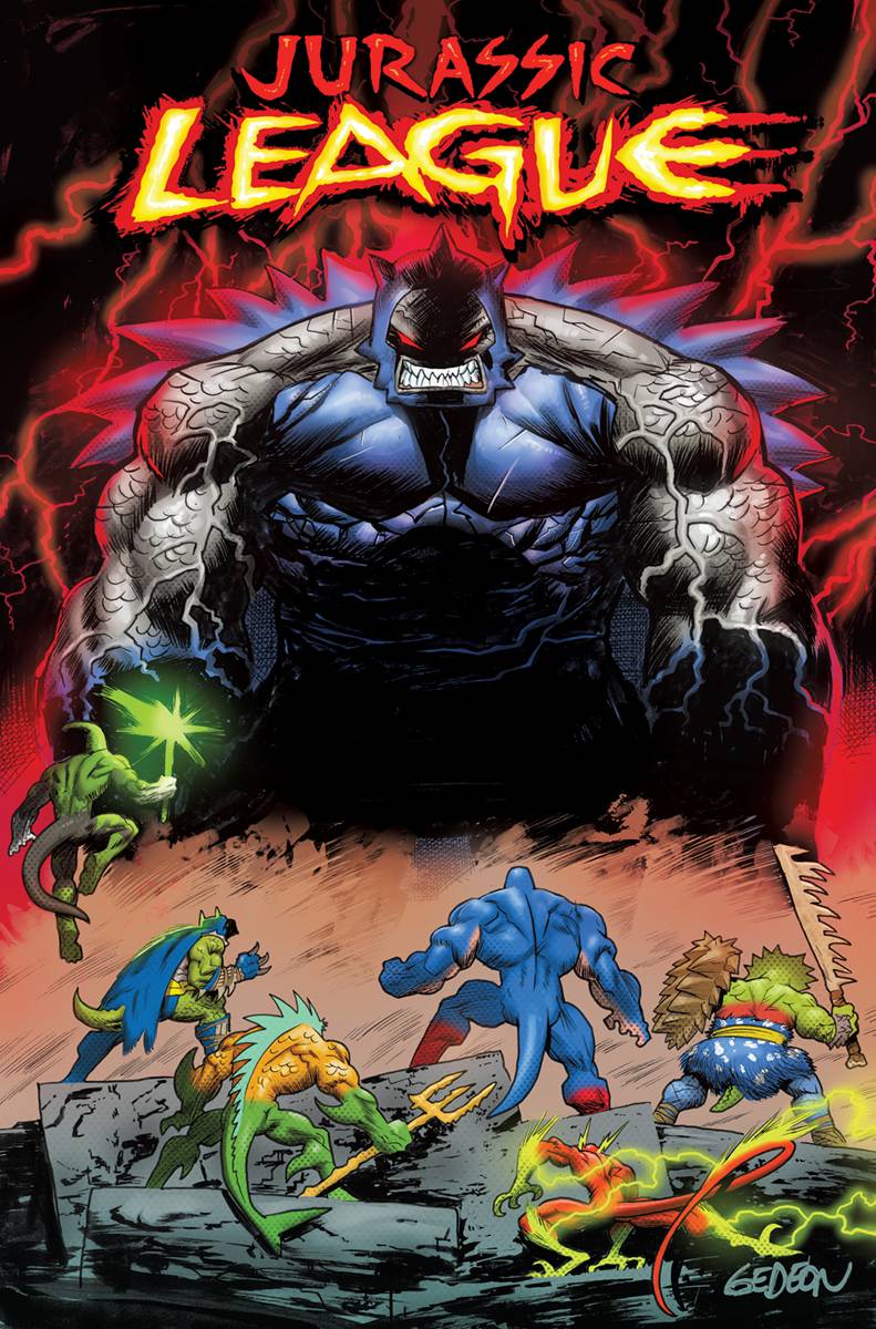 JURASSIC LEAGUE #6 (OF 6) CVR B GEDEON CARD STOCK VAR