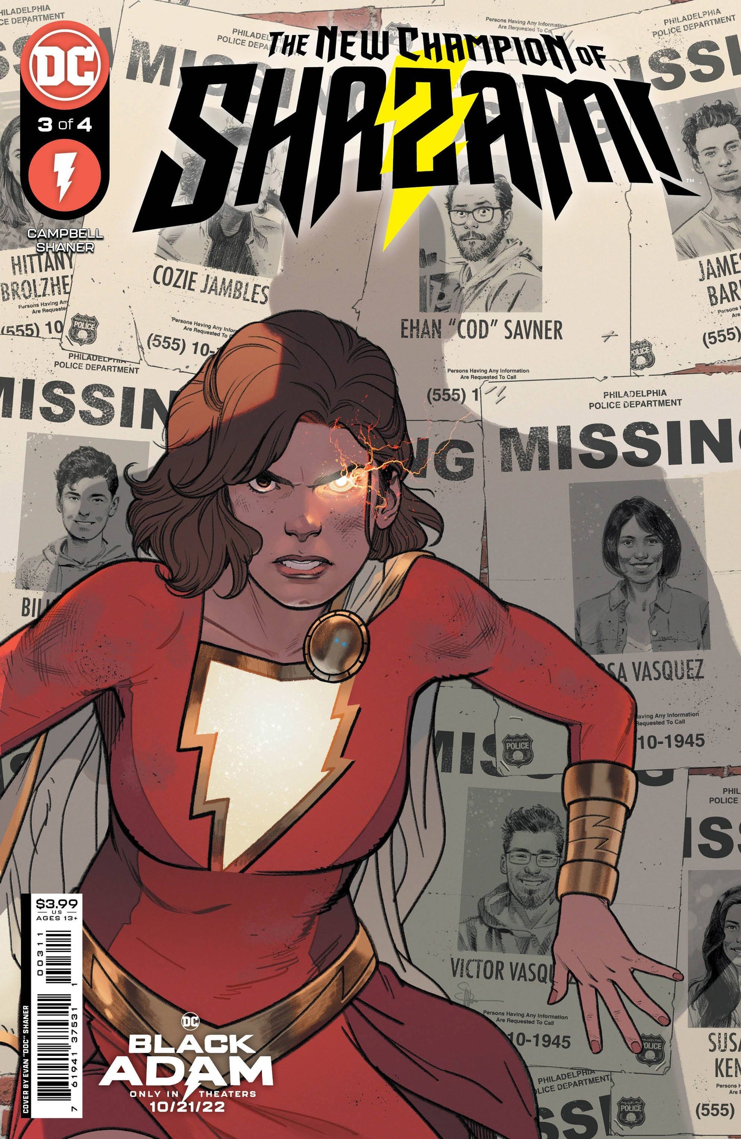 NEW CHAMPION OF SHAZAM #3 (OF 4) CVR A SHANER