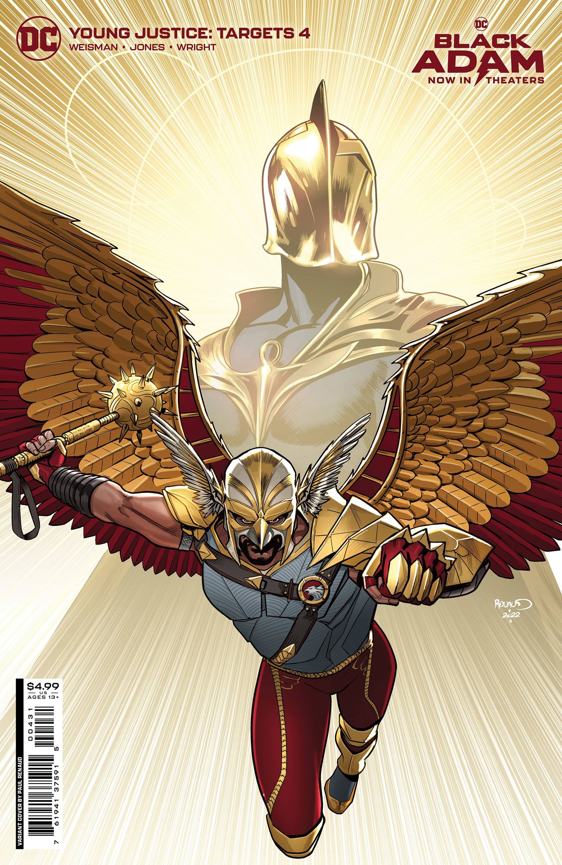 YOUNG JUSTICE TARGETS #4 (OF 6) CVR C RENAUD BLACK