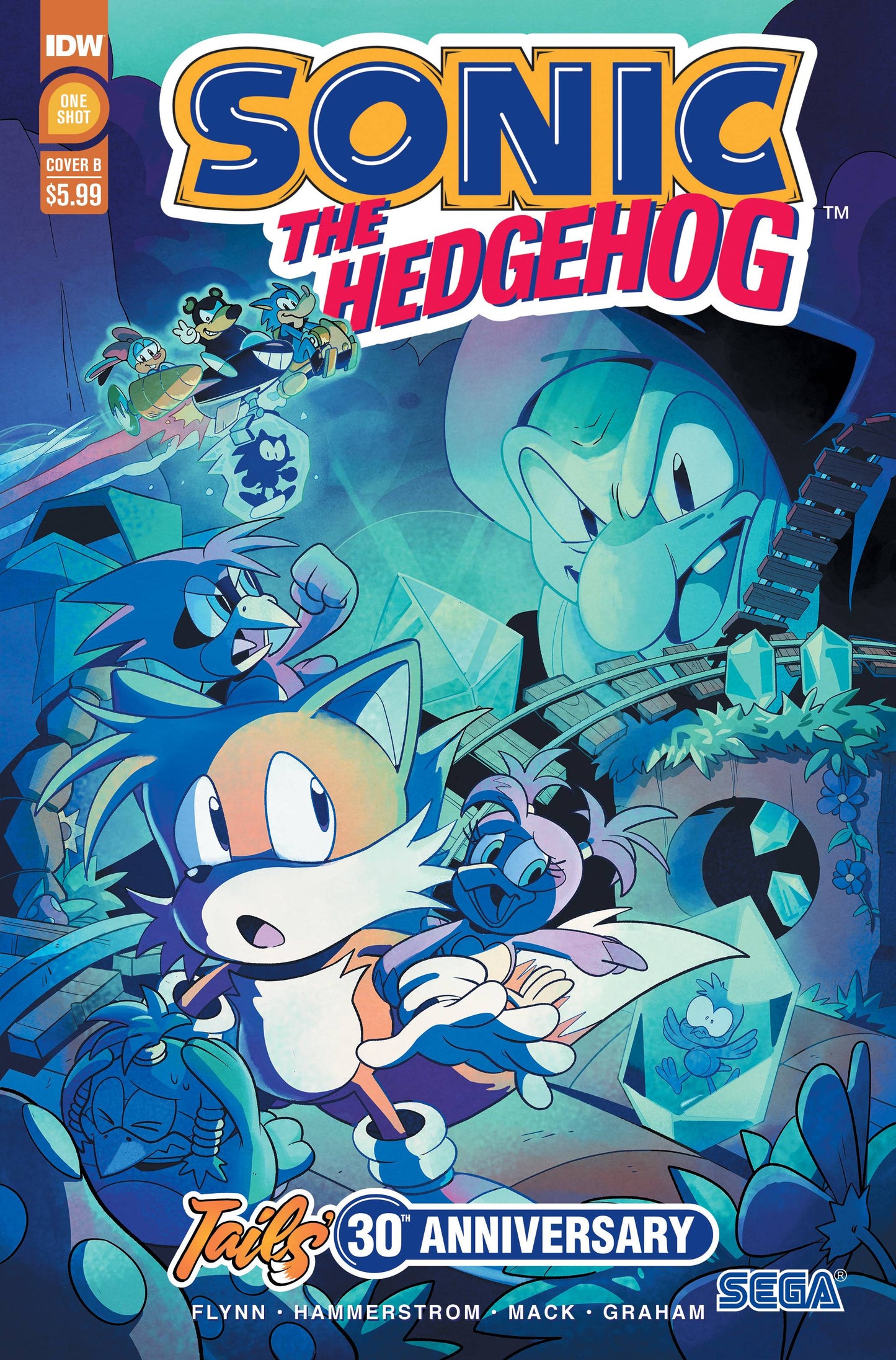 SONIC THE HEDGEHOG TAILS 30TH ANNV CVR B