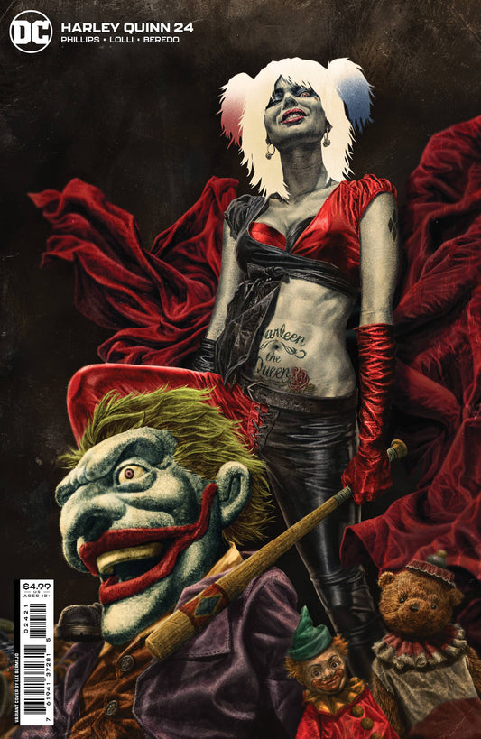HARLEY QUINN #24 CVR B BERMEJO CARD STOCK VAR