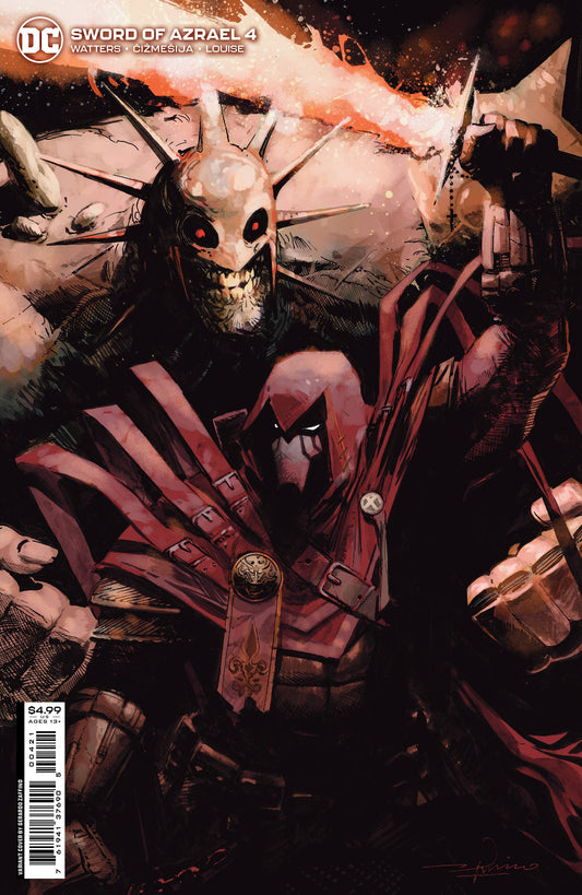 SWORD OF AZRAEL #4 (OF 6) CVR B ZAFFINO CARD STOCK VAR