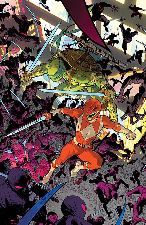 MMPR TMNT II #1 (OF 5) CVR A CONNECTING VAR 1 MORA 