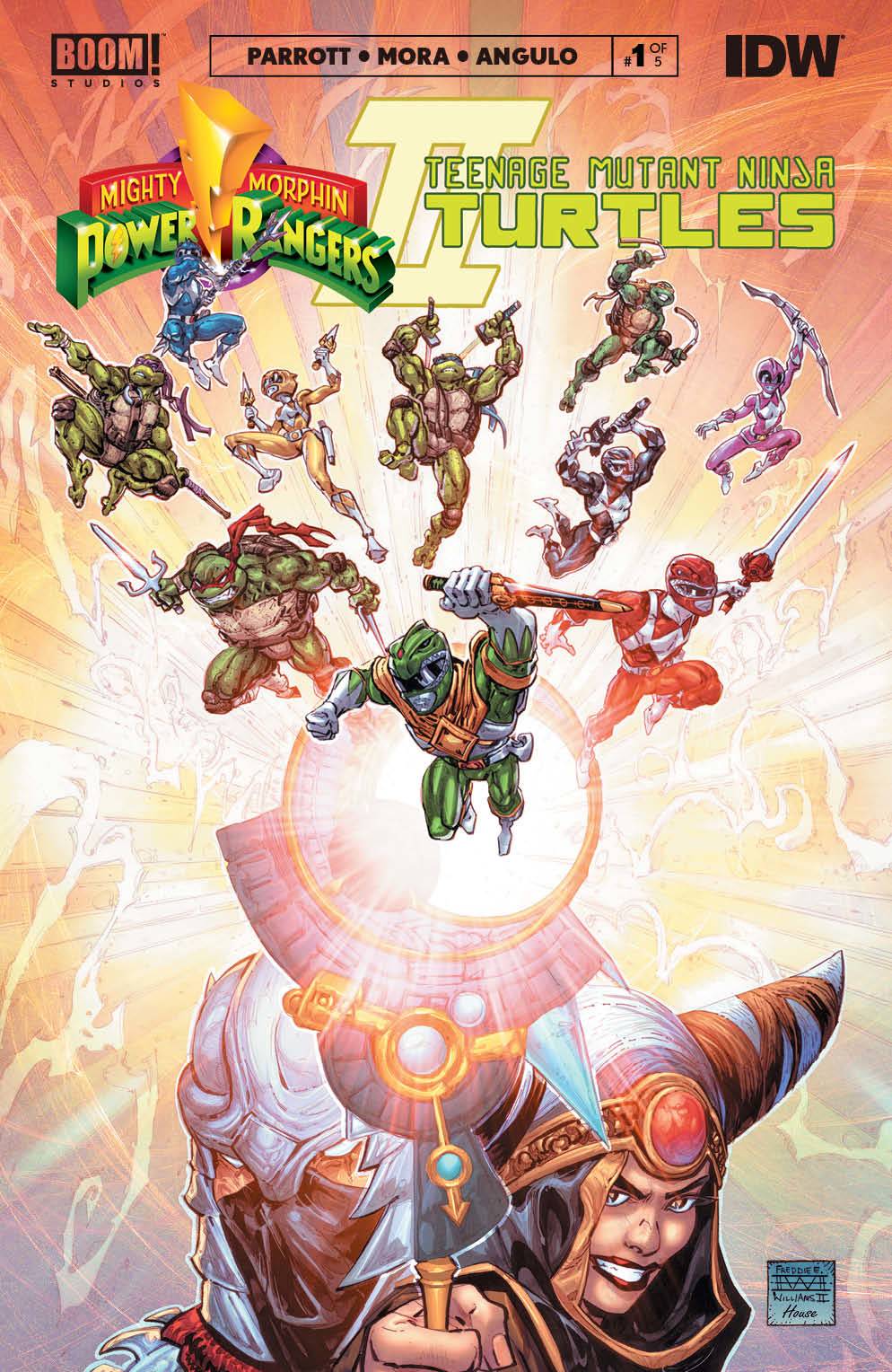 MMPR TMNT II #1 (OF 5) CVR K DLX ED VAR WILLIAMS III
