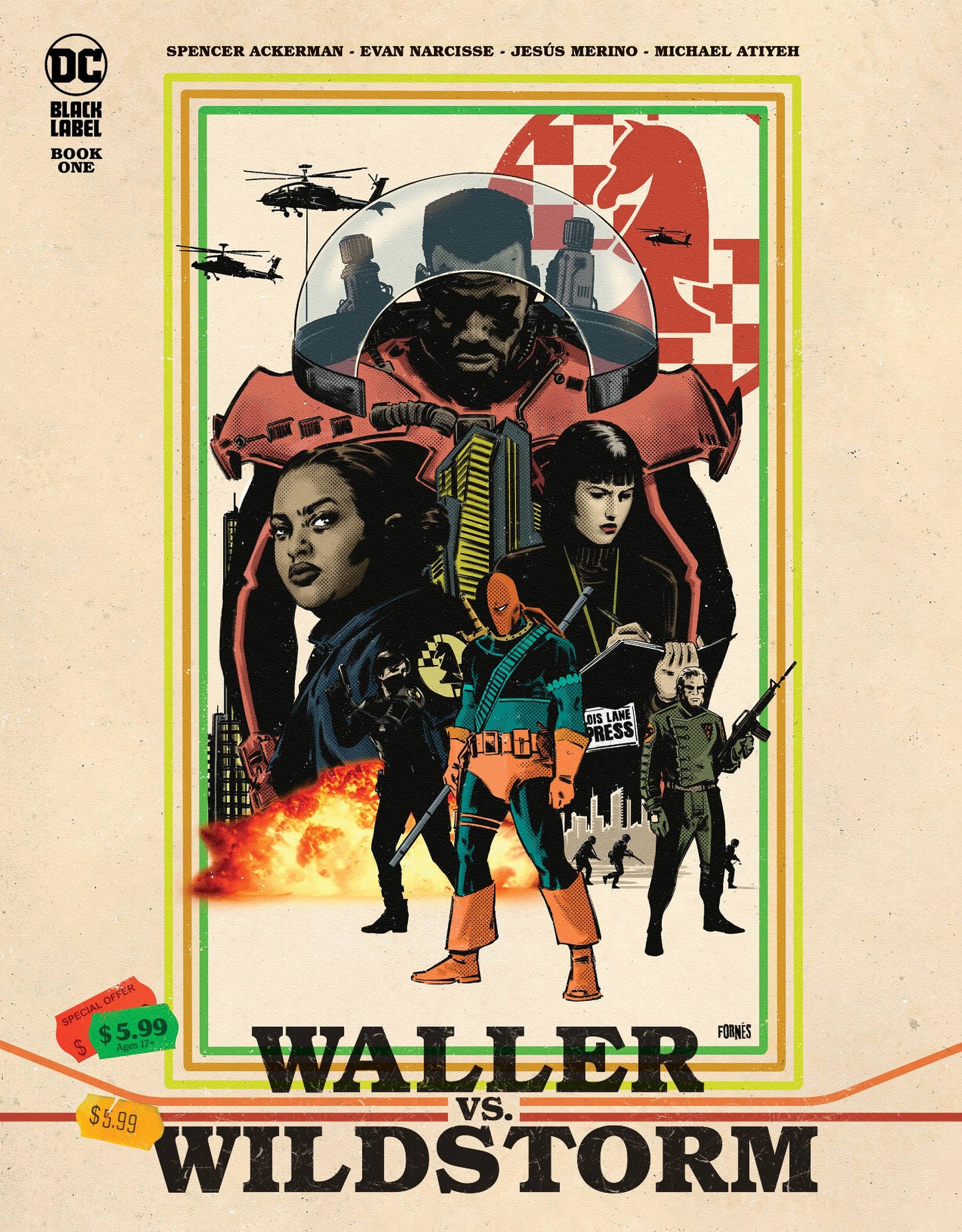 WALLER VS WILDSTORM #1 (OF 4) CVR A FORNES