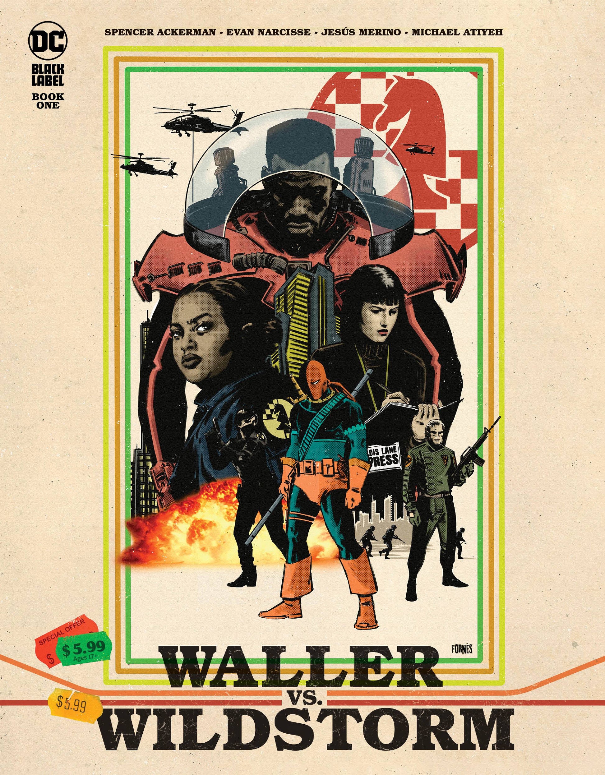 WALLER VS WILDSTORM #1 (OF 4) CVR A FORNES