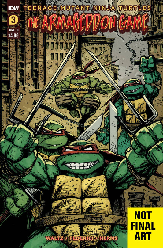 TMNT ARMAGEDDON GAME #3 CVR C EASTMAN