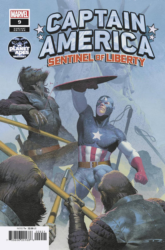 CAPTAIN AMERICA SENTINEL OF LIBERTY #9 PLANET OF THE APES VAR