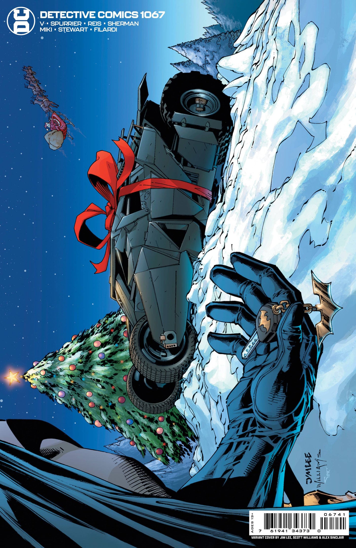 DETECTIVE COMICS #1067 CVR C DC HOLIDAY CARD CARD STOCK VAR