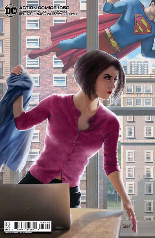 ACTION COMICS #1050 CVR P NATHAN SZERDY CARD STOCK VAR
