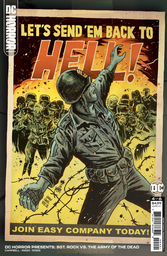 DC HORROR PRESENTS SGT ROCK VS ARMY DEAD #4 (OF 6) CVR B FRANCAVILLA