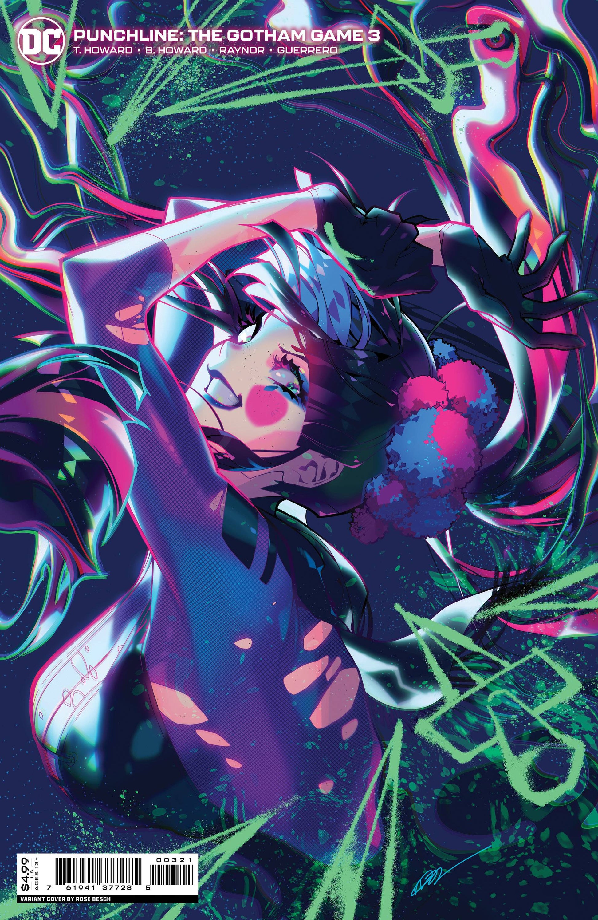 PUNCHLINE GOTHAM GAME #3 (OF 6) CVR B BESCH CARD STOCK VAR