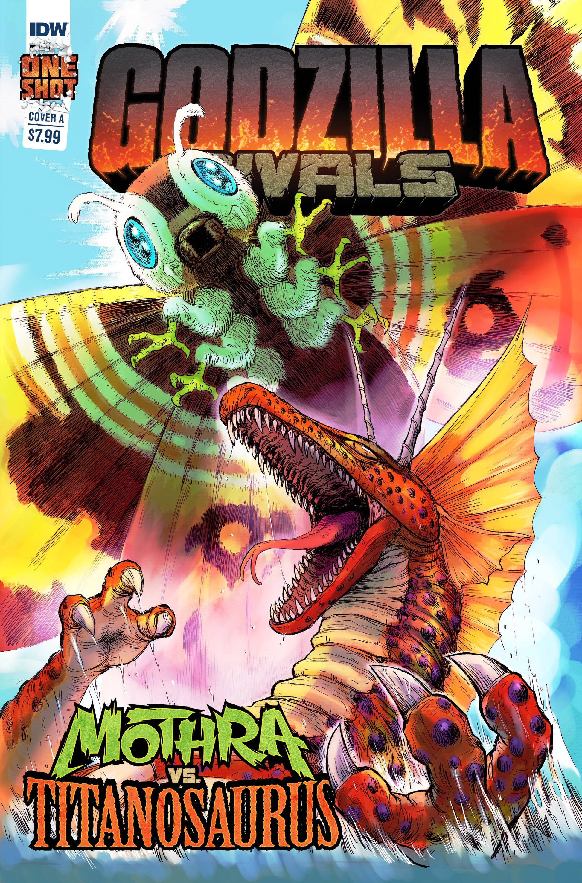 GODZILLA RIVALS MOTHRA VS TITANOSAURUS CVR A