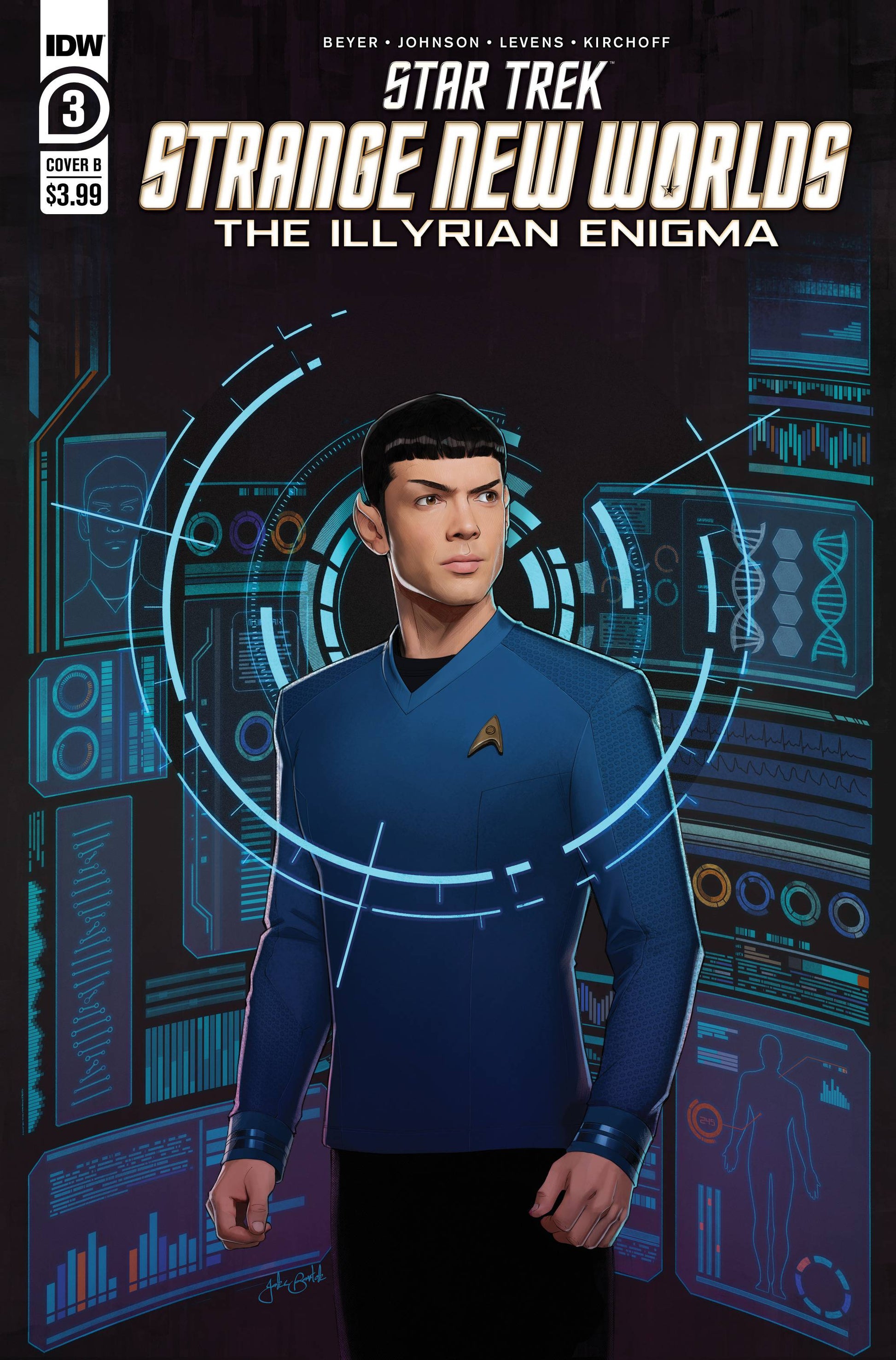 STAR TREK SNW ILLYRIAN ENIGMA #3 CVR B BARTOK