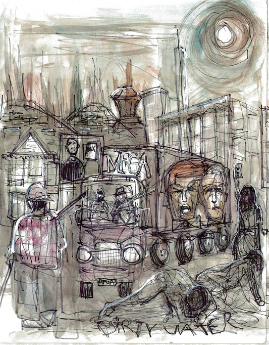 ROGUE STATE #1 CVR H CHUCK D GALLERY TRIPTYCH 2 OF 3 (MR)