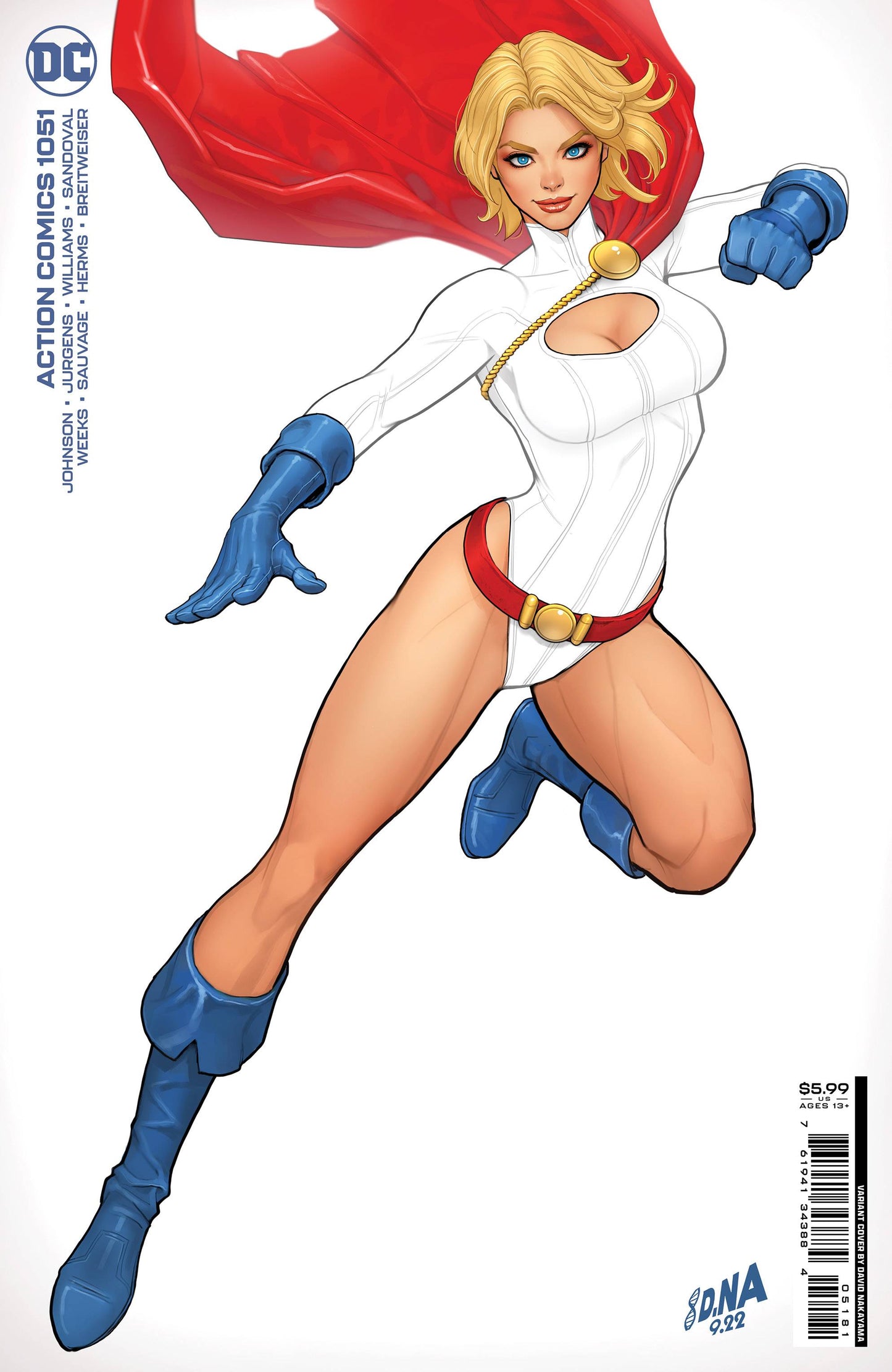 ACTION COMICS #1051 CVR F DAVID NAKAYAMA CARD STOCK VAR