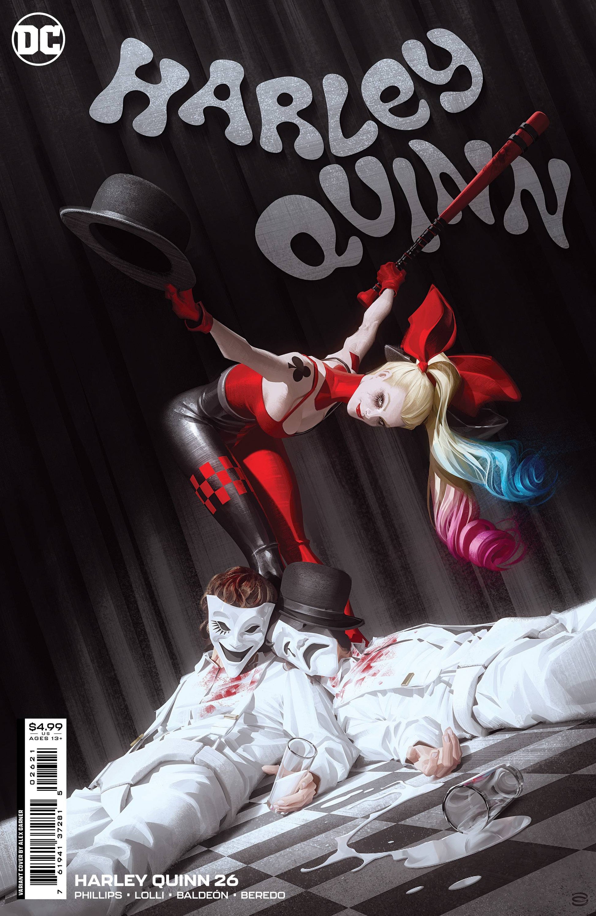 HARLEY QUINN #26 CVR B ALEX GARNER CARD STOCK VAR