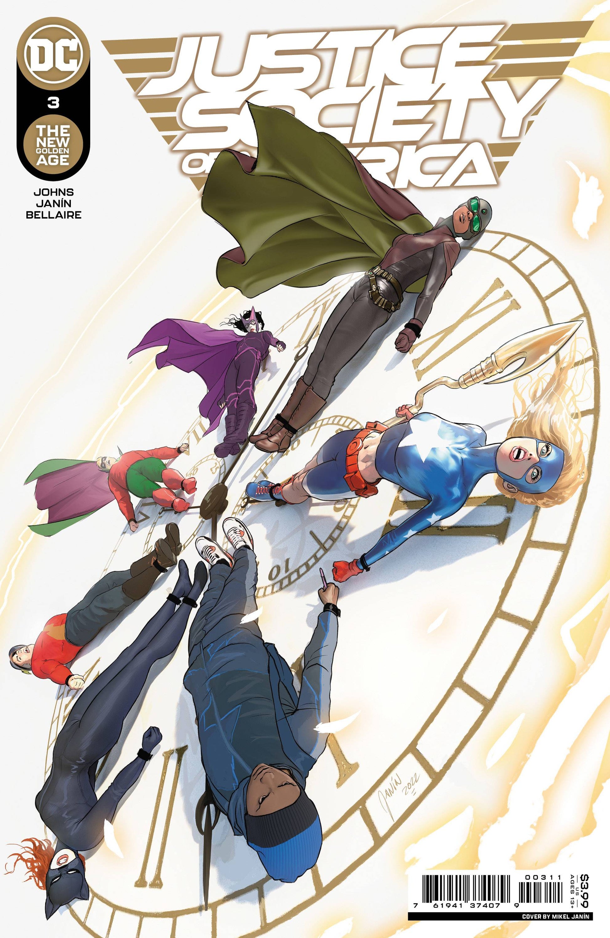 JUSTICE SOCIETY OF AMERICA #3 CVR A MIKEL JANIN