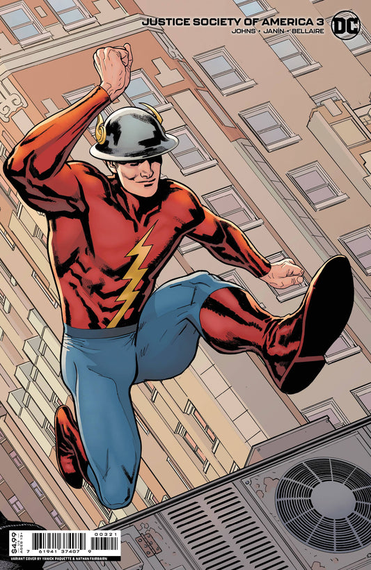 JUSTICE SOCIETY OF AMERICA #3 CVR B PAQUETTE CARDSTOCK VAR