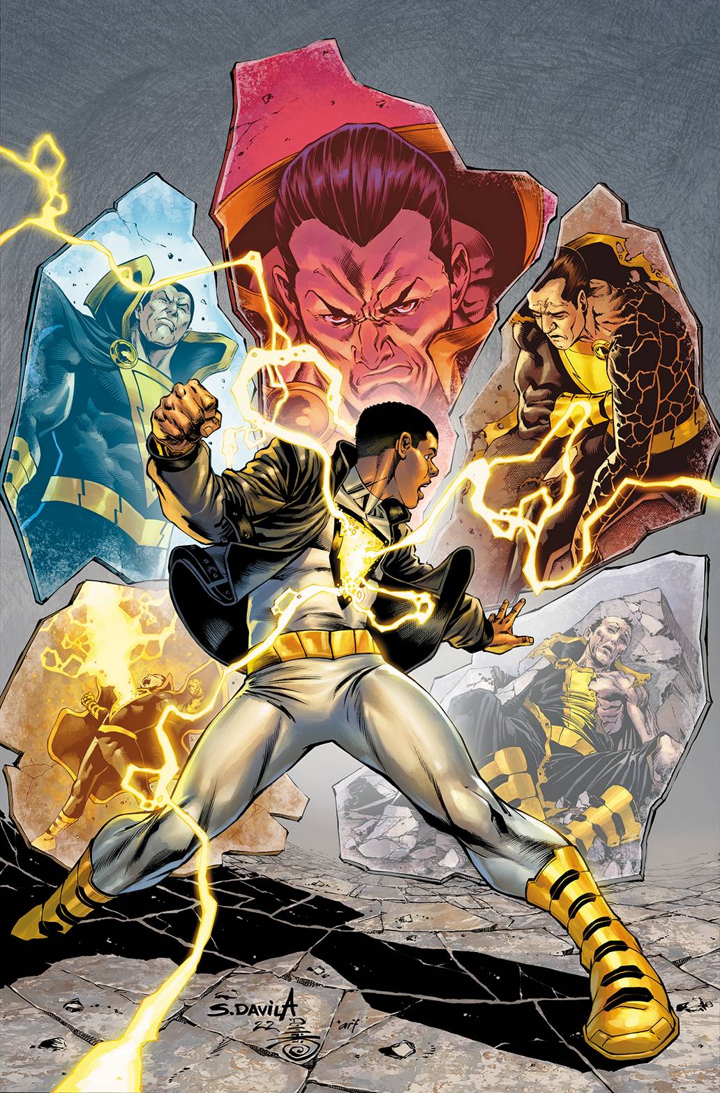 BLACK ADAM #7 CVR B DAVILA CARD STOCK