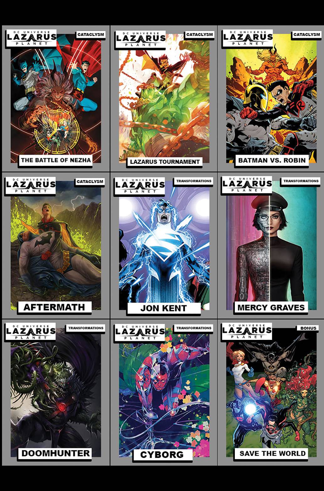 LAZARUS PLANET ALPHA #1 (ONE SHOT) CVR G TRADING CARD VAR