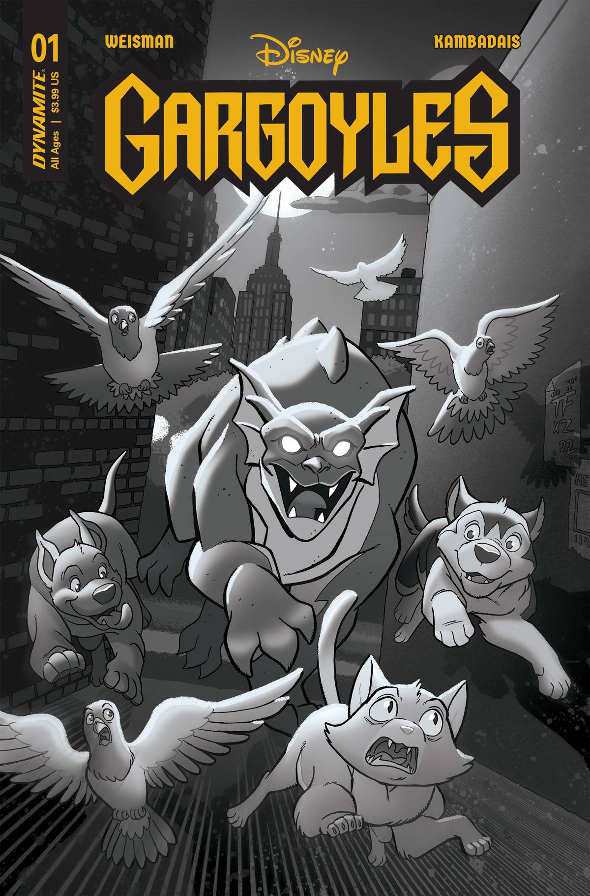 GARGOYLES #1 CVR ZD 10 COPY FOC INCV FLEECS
