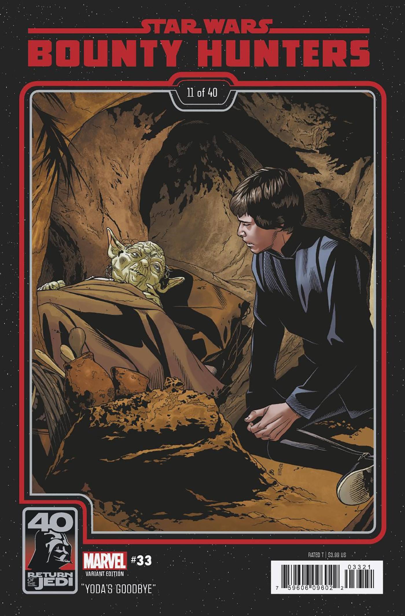 STAR WARS BOUNTY HUNTERS #33 RETURN OF JEDI 40TH ANNIVERSARY VAR