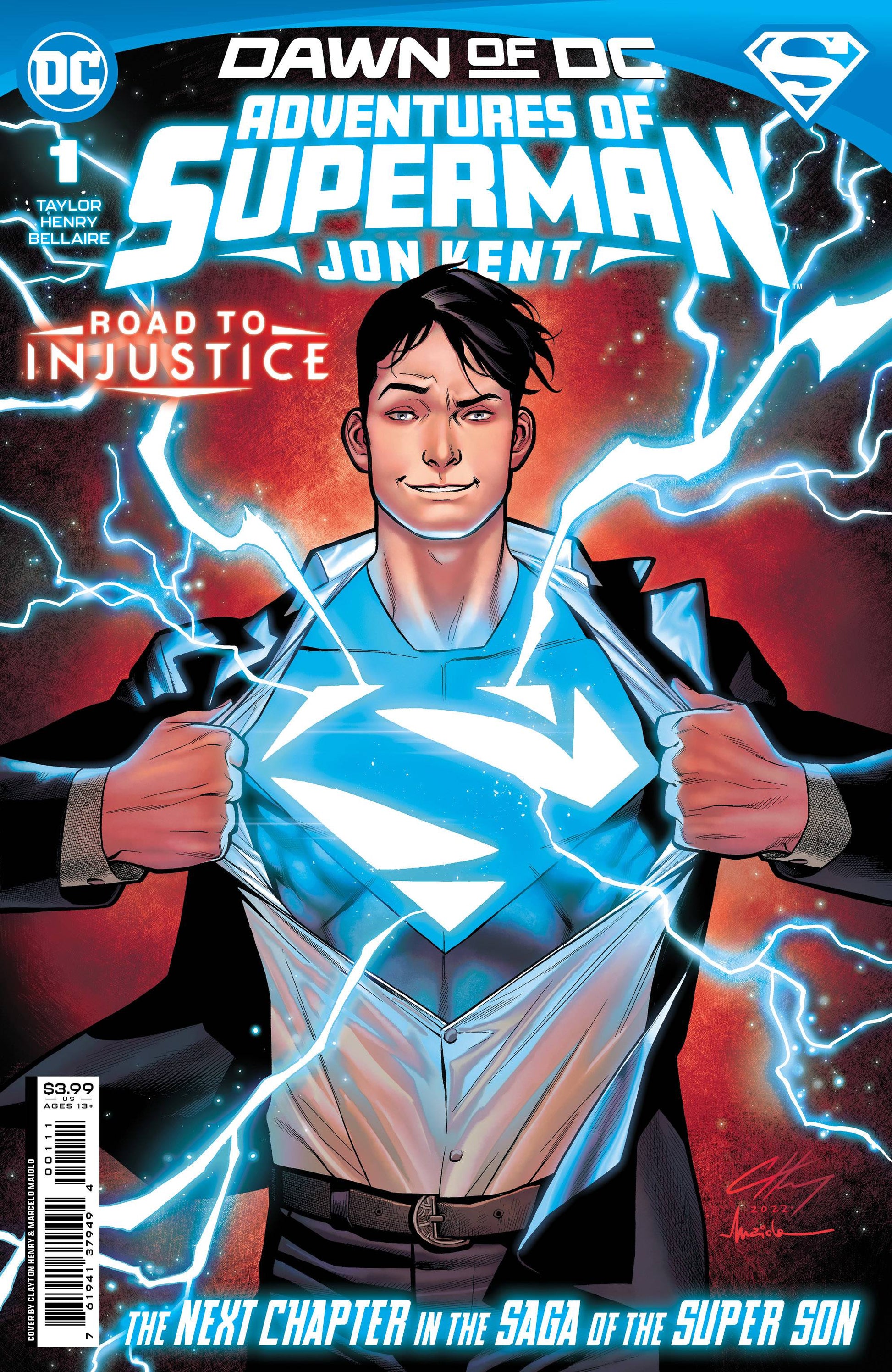ADVENTURES SUPERMAN JON KENT #1 (OF 6) CVR A CLAYTON