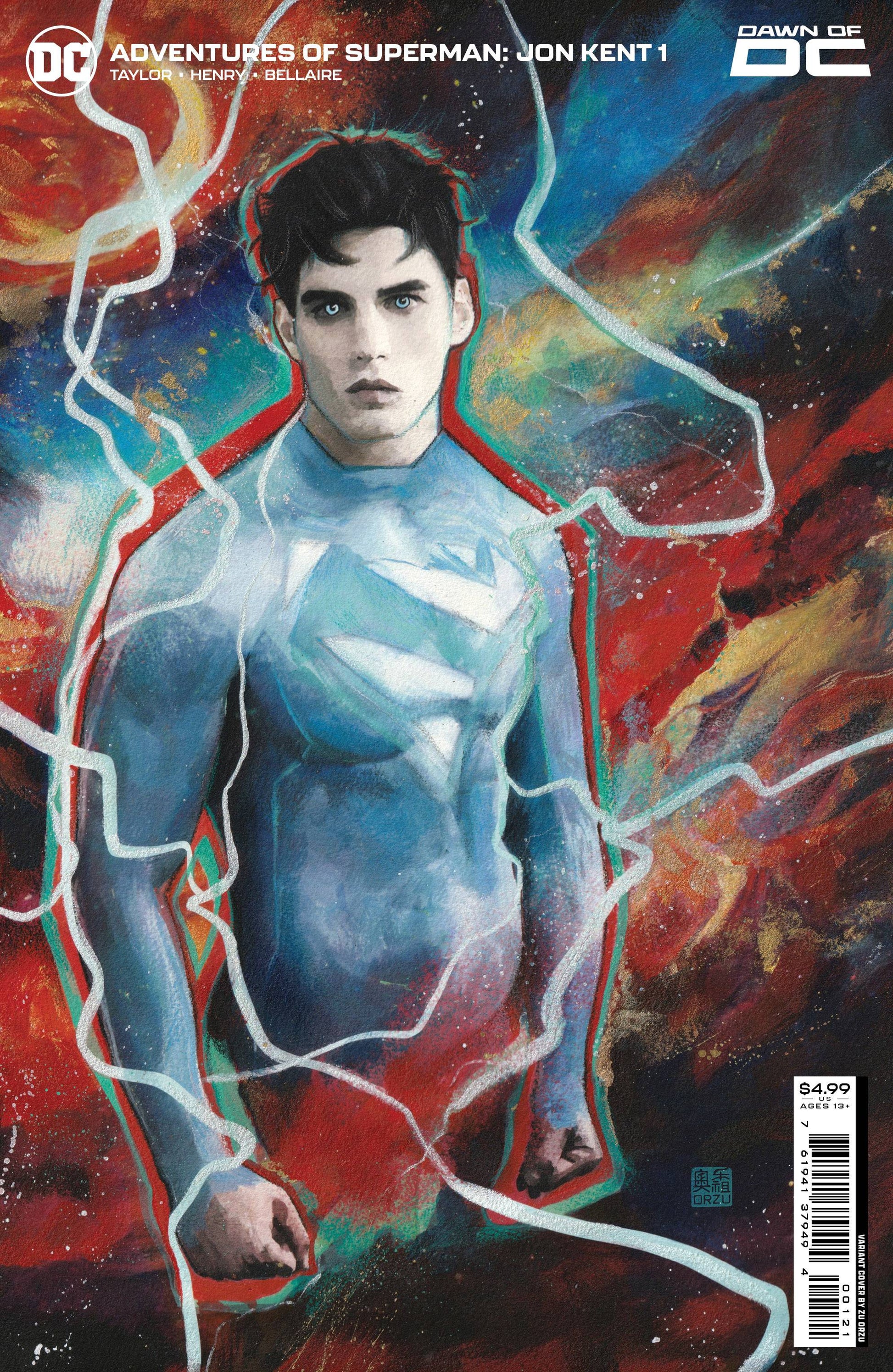 ADVENTURES SUPERMAN JON KENT #1 (OF 6) CVR B ORZU