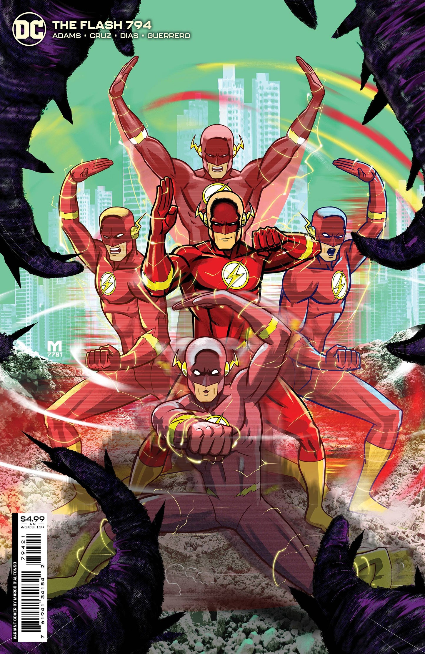 FLASH #794 CVR B MARCO DALFONSO CARD STOCK VAR