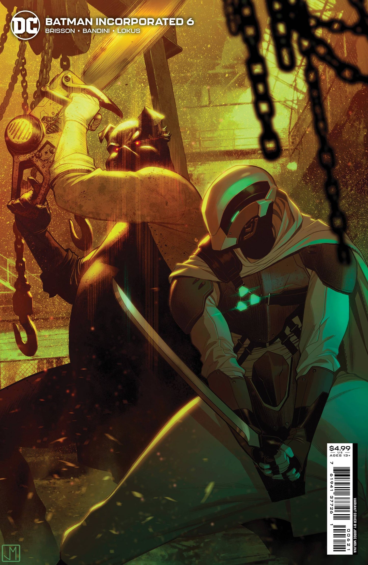 BATMAN INCORPORATED #6 CVR B JORGE MOLINA CARD STOCK VAR