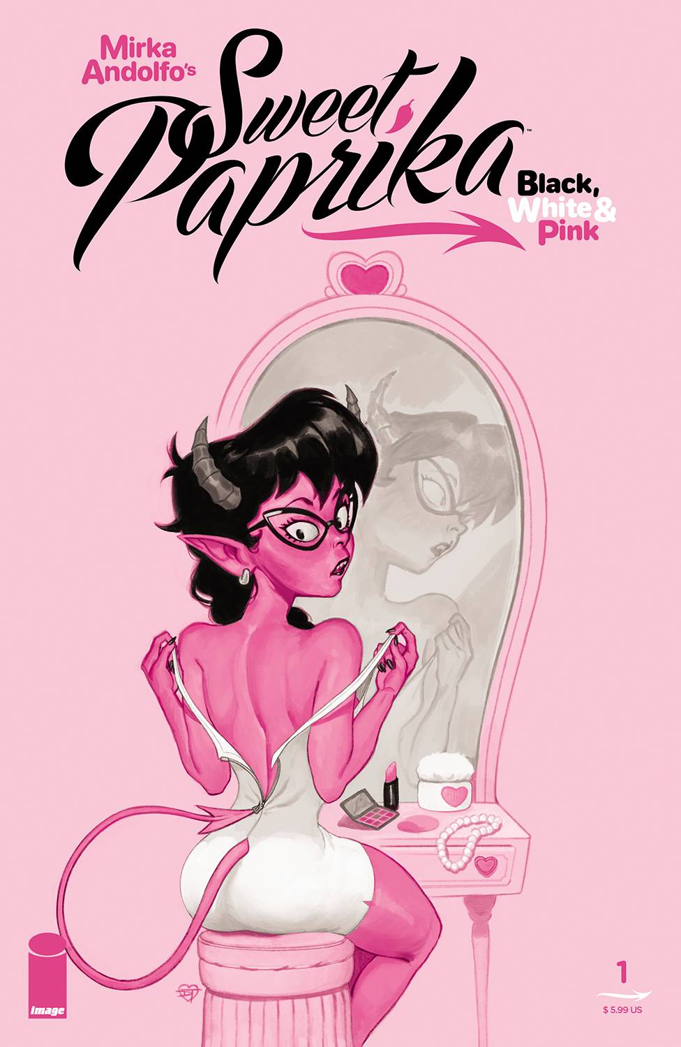 SWEET PAPRIKA BLACK WHITE & PINK (ONE SHOT) CVR E
