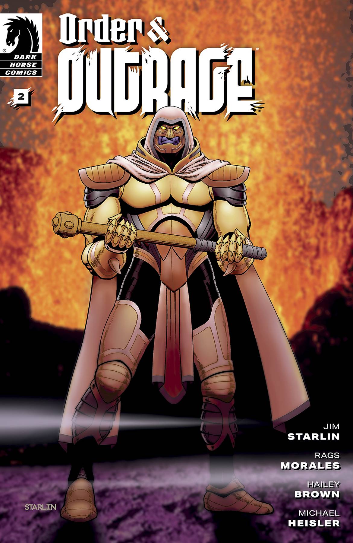 ORDER AND OUTRAGE #2 (OF 4) CVR B BROWN