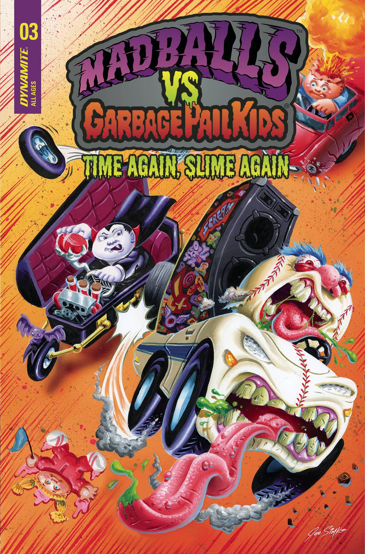 MADBALLS VS GARBAGE PAIL KIDS SLIME AGAIN #3 CVR A