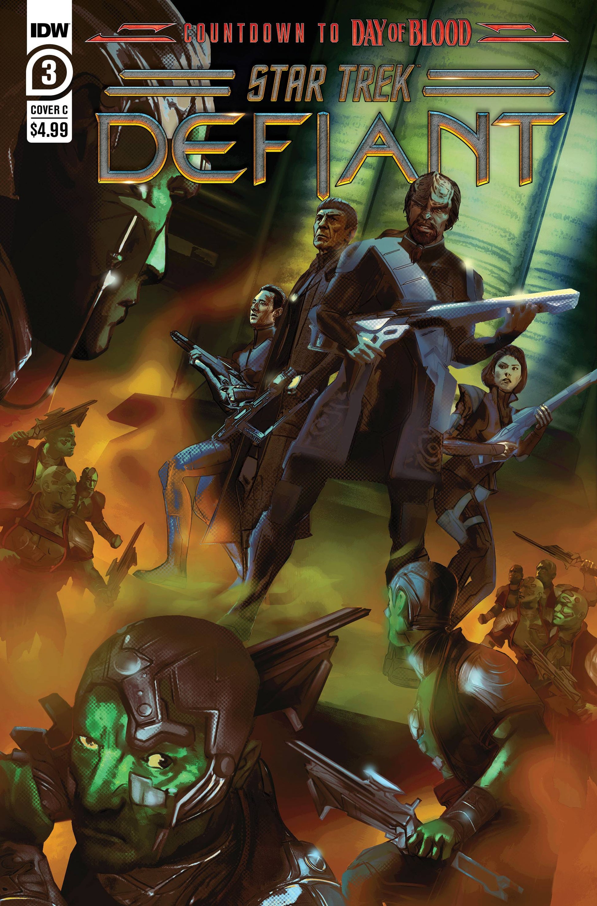 STAR TREK DEFIANT #3 CVR C DE MARTINIS